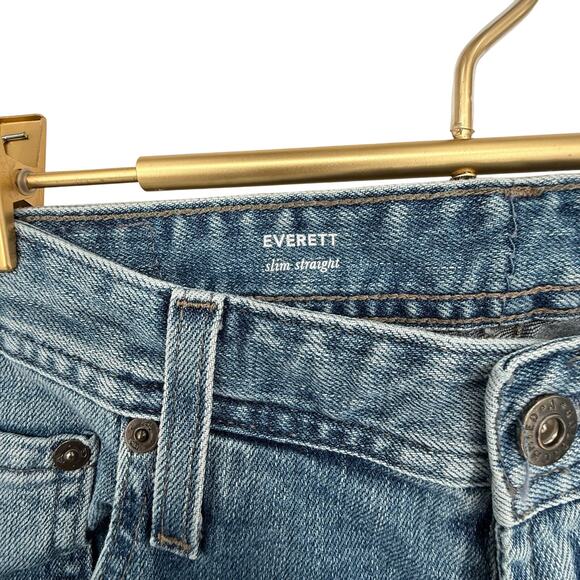 AG Everett Slim Straight Leg Jeans Men's Denim Size W34 x L32 Light Wash - Picture 4 of 11